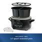 Crock-Pot 7.4-Quart MultiMeal Multicooker and Programmable Slow Cooker in Speckled Black, , large
