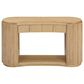 Bassett Mirror Company Sterling Console Table in Wheated Oak, , large
