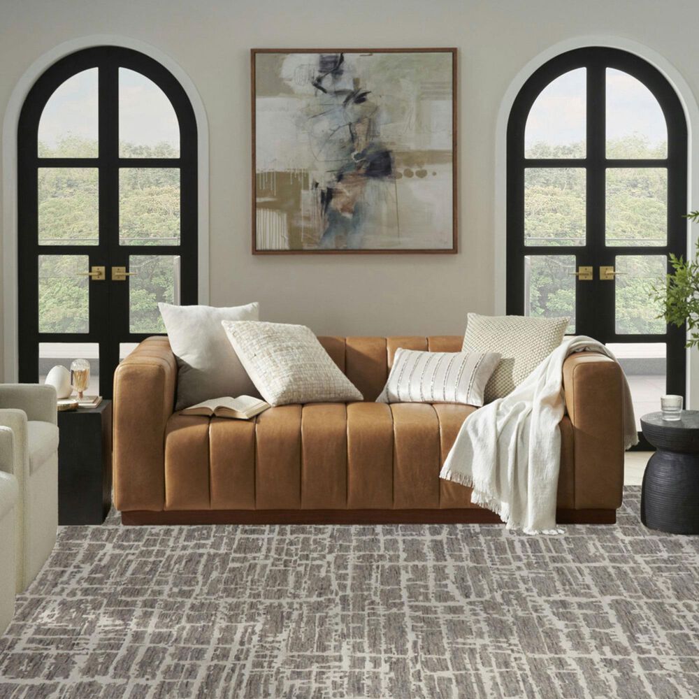Nourison Luna 9&#39;9&quot; x 13&#39;9&quot; Grey and Silver Area Rug, , large
