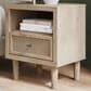 Ashley Cielden 1-Drawer Nightstand in Tan, , large