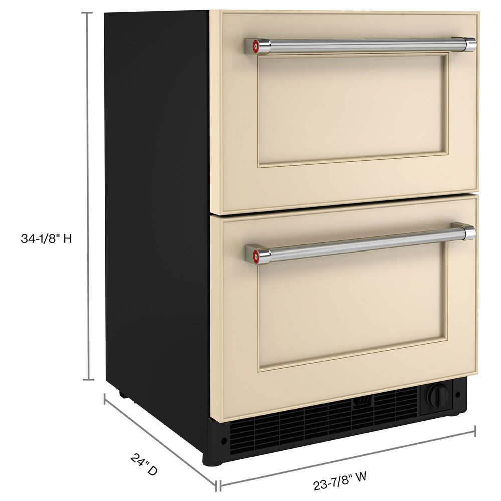 KitchenAid 24&quot; Undercounter Double-Drawer Refrigerator Freezer - Panels Sold Separately, , large