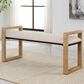 Uttermost Areca Bench in Natural and Black, , large