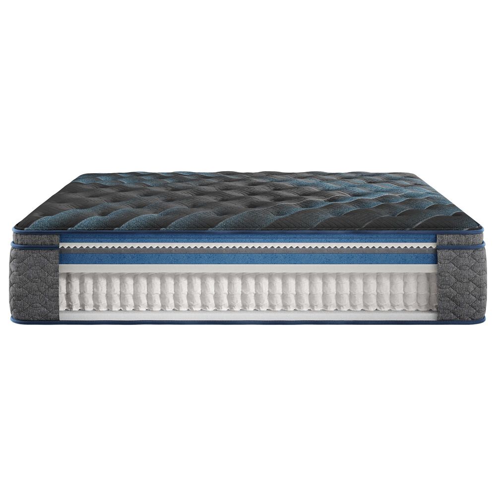 Simmons World Class Level Four Plush Pillow Top King Mattress with Low Profile Box Spring, , large