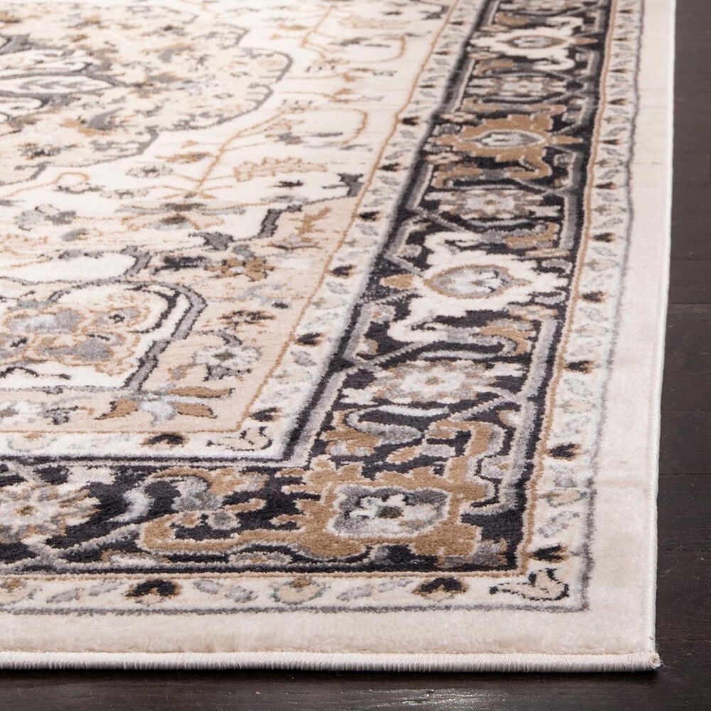 Safavieh Lyndhurst LNH334 2&#39;3&quot; x 12&#39; Cream and Navy Runner, , large