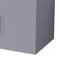 Lexora Home Geneva 72" Double Bathroom Vanity in Dark Grey with 2 cm White Quartz Top and Rectangular Sinks, , large