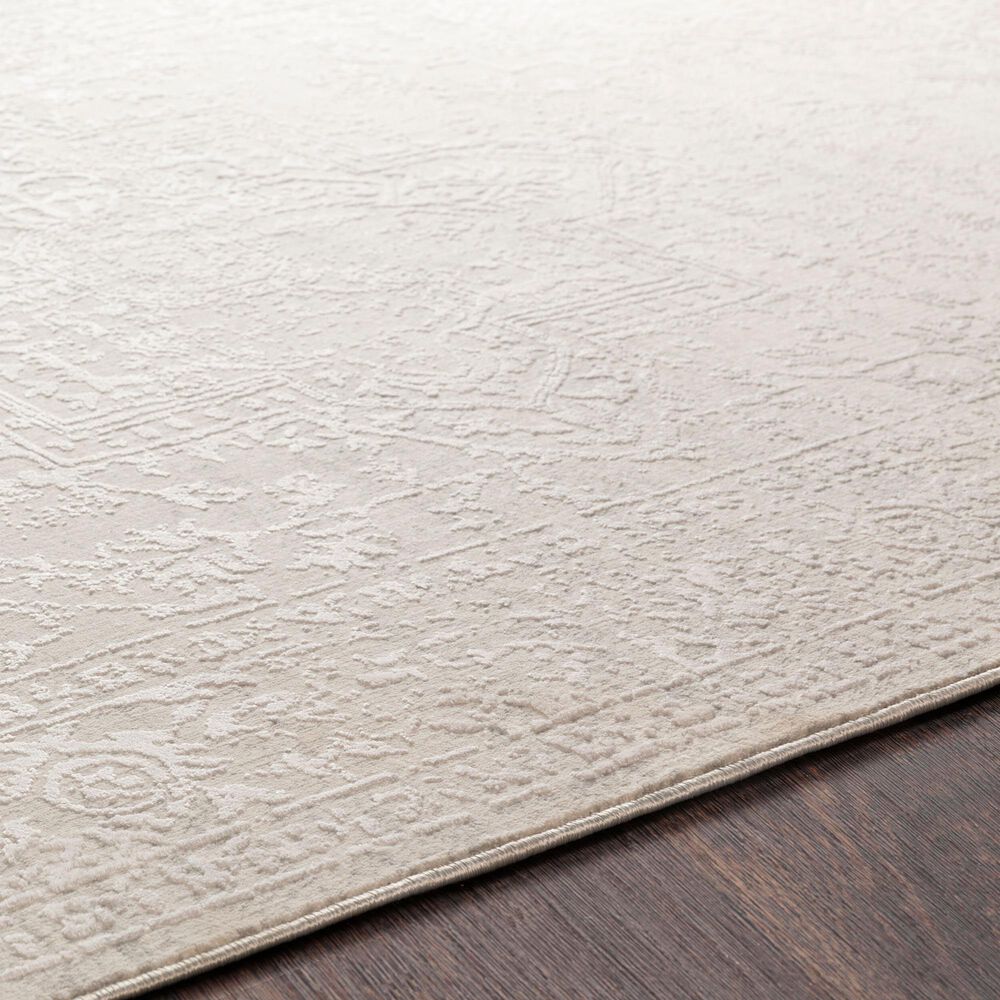 Surya Aisha 7&#39;10&quot; x 10&#39;3&quot; Gray and Off-White Area Rug, , large
