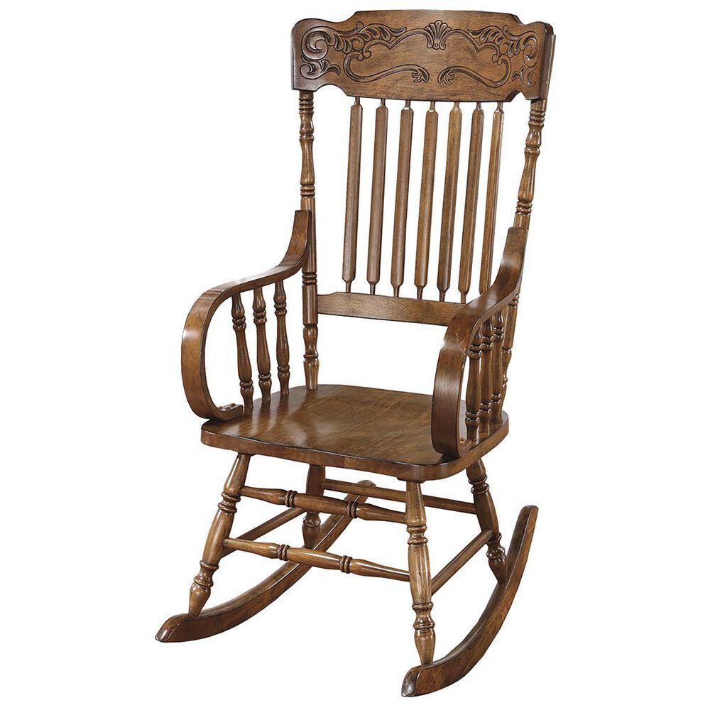 Pacific Landing Rocking Chair in Warm Brown, , large
