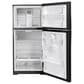 GE Appliances 19.2 Cu. Ft. Top Freezer Refrigerator with Reversible Door in Black, , large