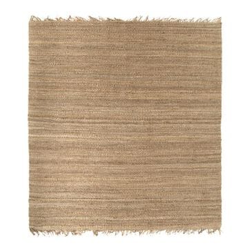 Surya Jute Natural JUTE NATURAL 8" Square Wheat Area Rug, , large