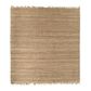 Surya Jute Natural JUTE NATURAL 8" Square Wheat Area Rug, , large