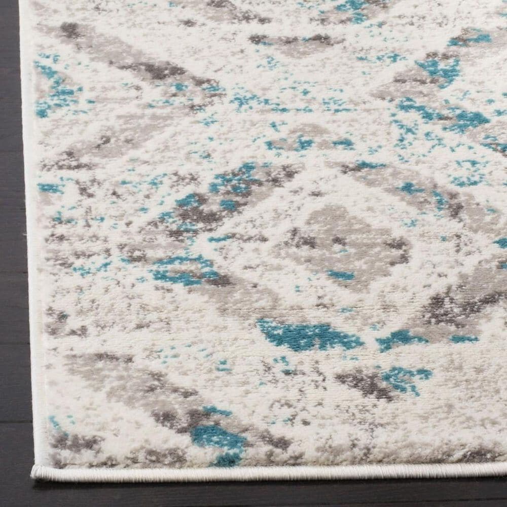 Safavieh Skyler SKY190D 2&#39; x 6&#39; Ivory and Blue Scatter Rug, , large