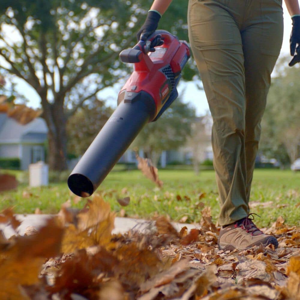 Toro 490 CFM Cordless String Trimmer and Leaf Blower Combo Kit in Red, , large