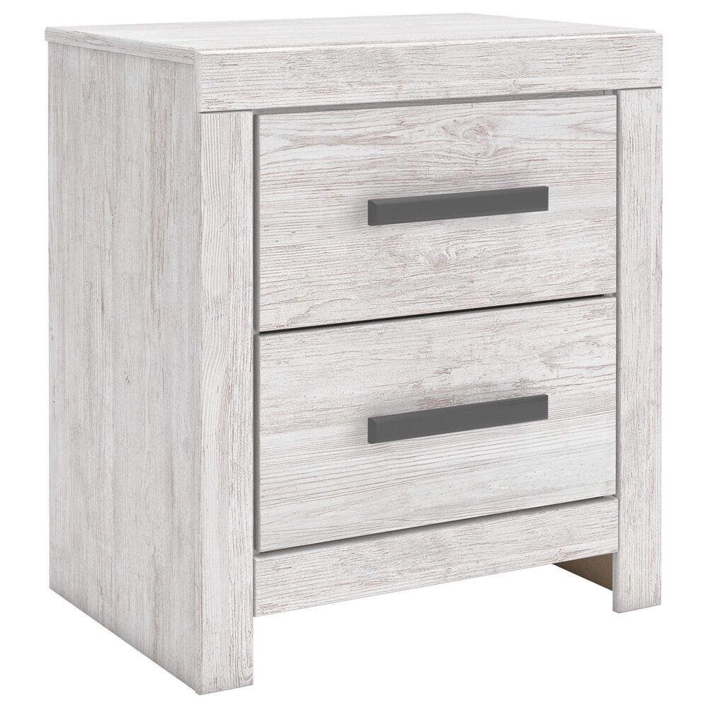 Ashley Cayboni 4 Piece Queen Bedroom Set in Whitewash Paint, , large