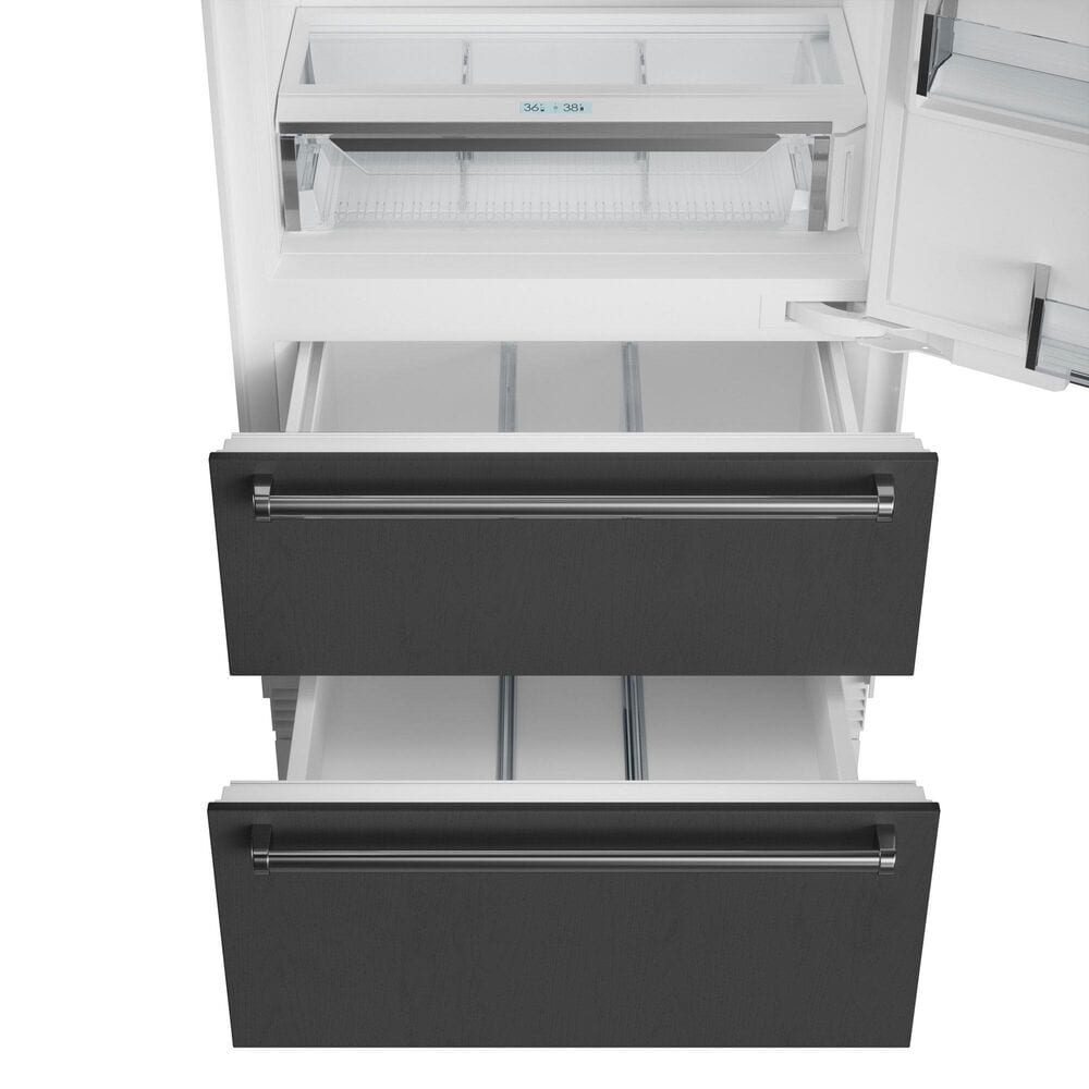 Sub Zero Designer 20.4 Cu. Ft. Over and Under Refrigerator with Right Hinge in Panel Ready, , large