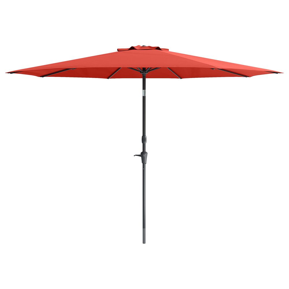 CorLiving 10&#39; UV &amp; Wind Resistant Patio Umbrella in Crimson Red, , large