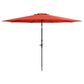 CorLiving 10" UV & Wind Resistant Patio Umbrella in Crimson Red, , large