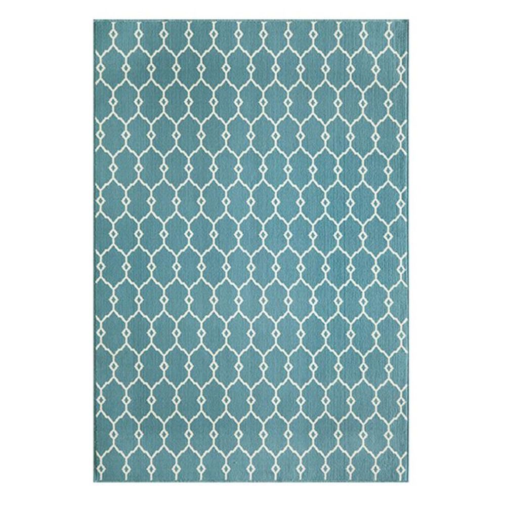 Momeni Baja BAJ-2 5'3" x 7'6" Blue Area Rug, , large