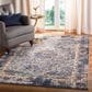Safavieh Evoke EVK288N 3" x 5" Grey and Navy Area Rug, , large