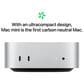 Apple Mac mini Desktop - Apple M4 chip - 10-core CPU - 16GB RAM - 10-core GPU - 256GB SSD in Silver with 3-Year AppleCare+, , large