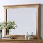 New Heritage Design Sunstone Rectangular Mirror in Honey, , large