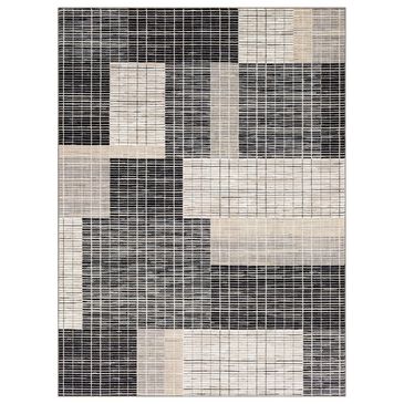 Drew and Jonathan Home Vanguard Resolute 2"4" x 7"10" Frost Grey Runner, , large