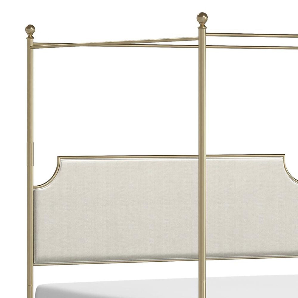 Richlands Furniture McArthur King Canopy Bed in Beige, , large