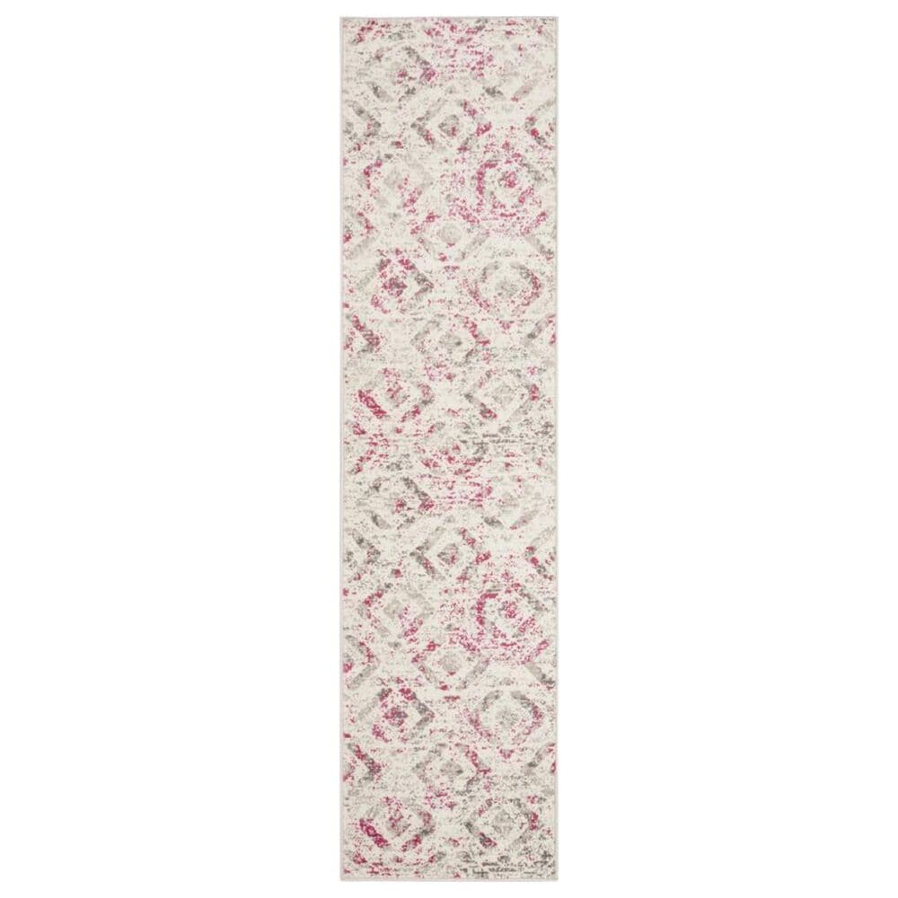 Safavieh Skyler SKY190F 2" x 8" Ivory and Pink Runner, , large