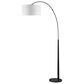 Ashley Veergate Arc Floor Lamp in Black, , large