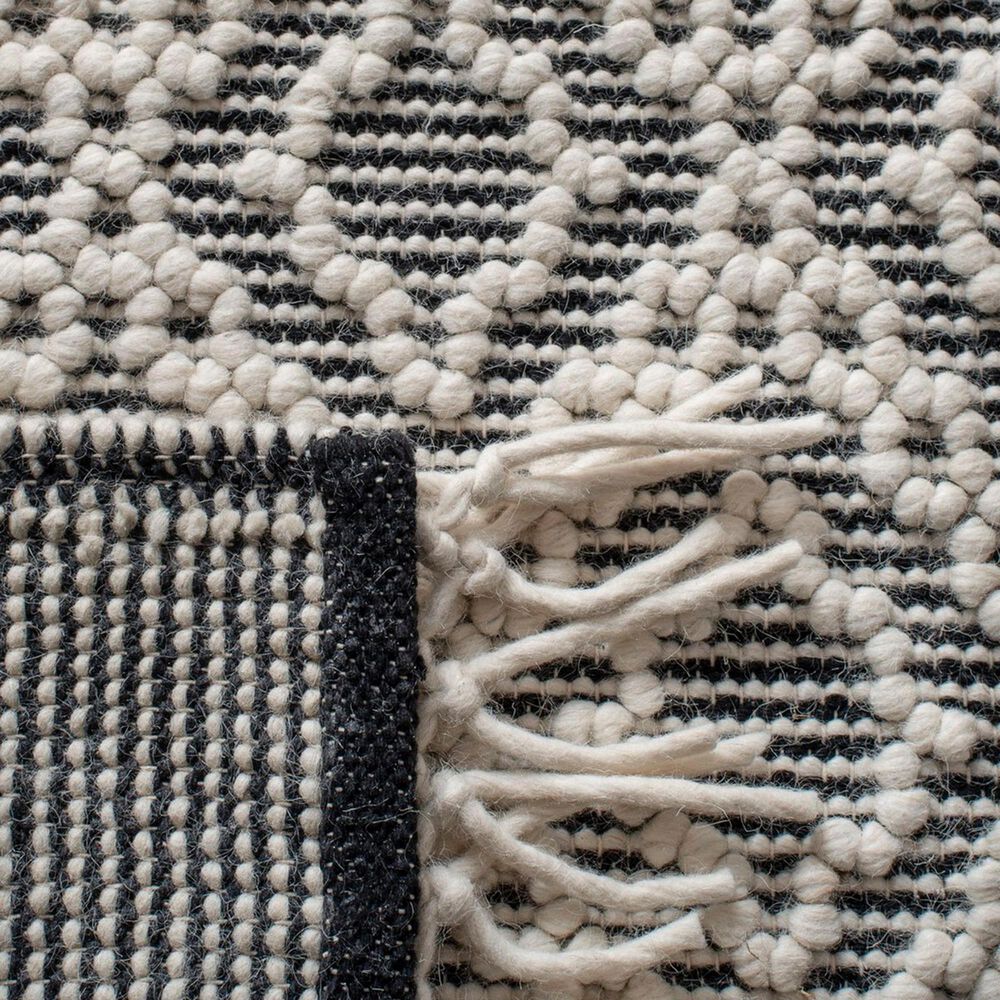 Safavieh Natura 2&#39;3&quot; x 9&#39; Ivory and Black Runner, , large