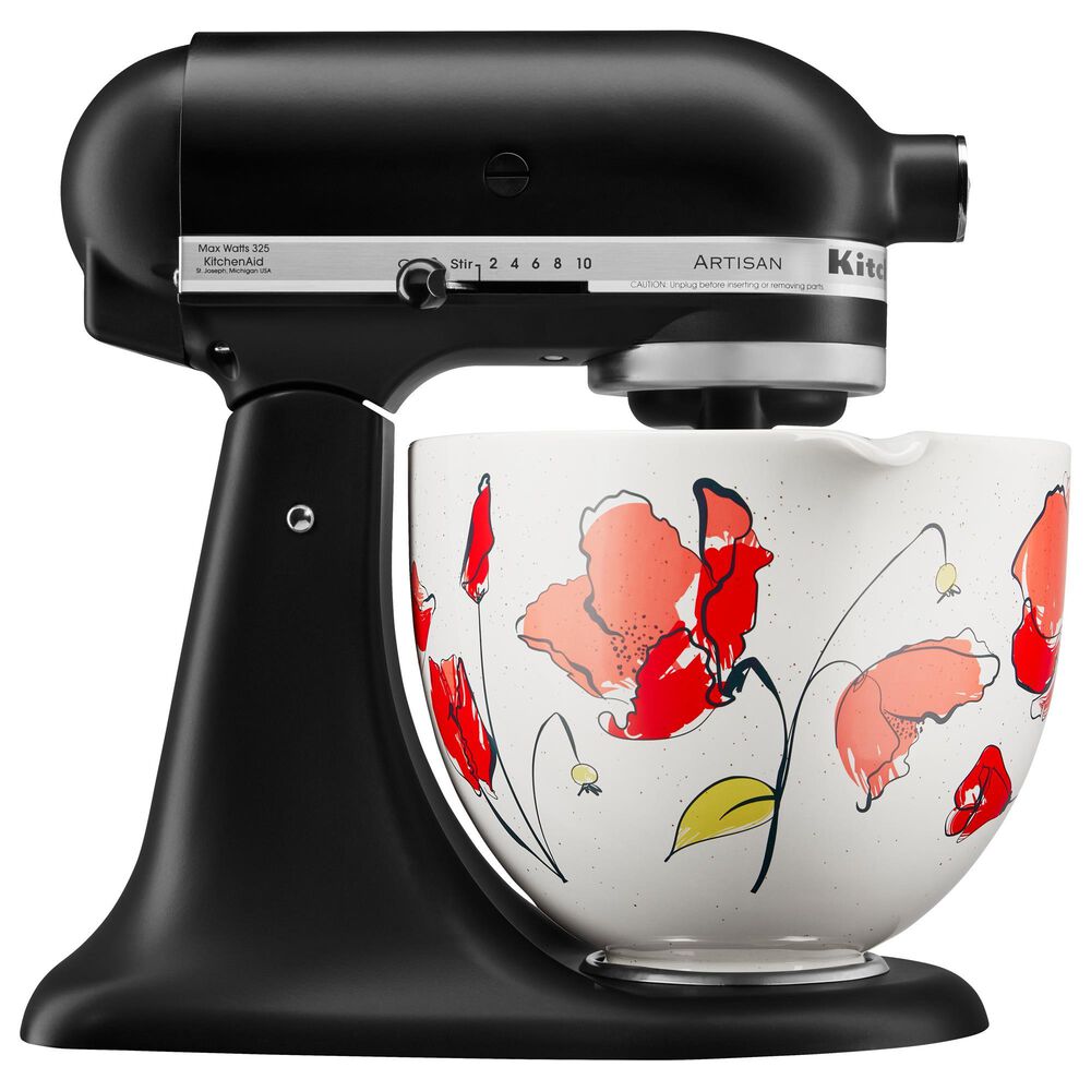 KitchenAid 5-Quart Ceramic Bowl in Poppy, , large