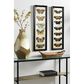 Maple and Jade 36" x 11" Butterfly Wall Art in Multicolor (Set of 2), , large