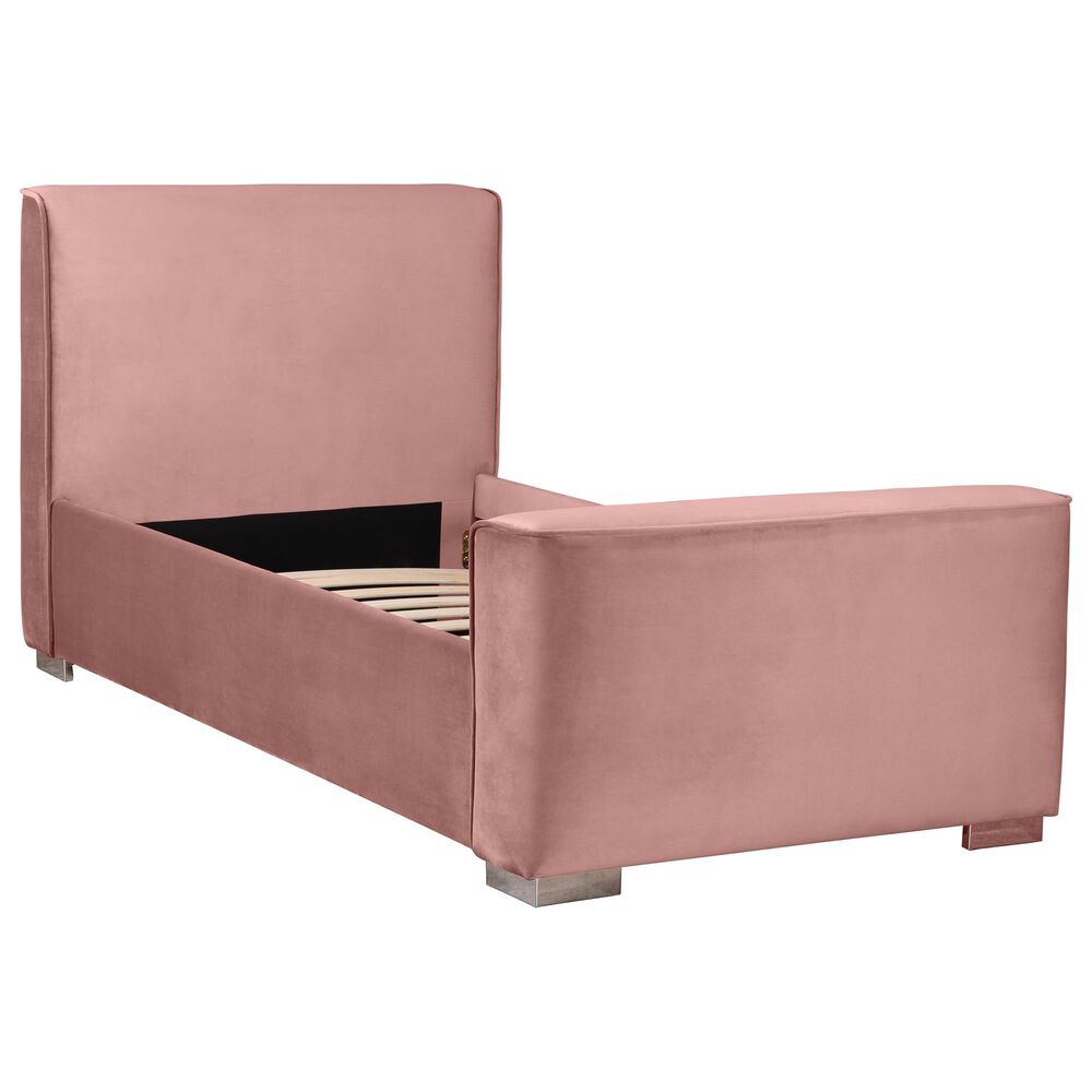 Tov Furniture Madison Twin Bed in Dusty Rose, , large