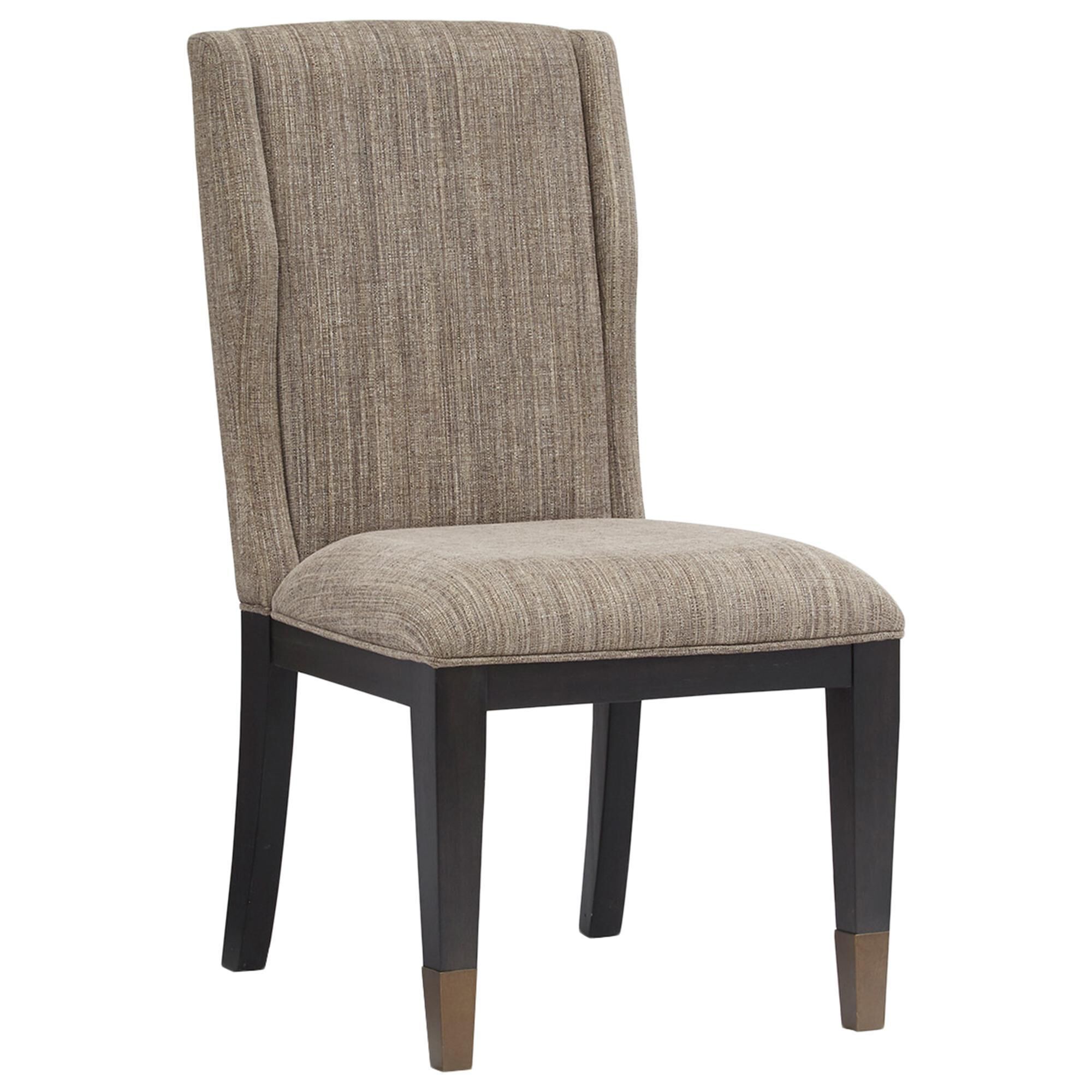 Nicolette Home Ryker Table and 6 Chairs in Nocturn Black and