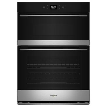 Whirlpool 30" Smart Built-In Electric Combination Wall Oven with Air Fry and Fan Convection Cooking in Fingerprint Resistant Stainless Steel, , large
