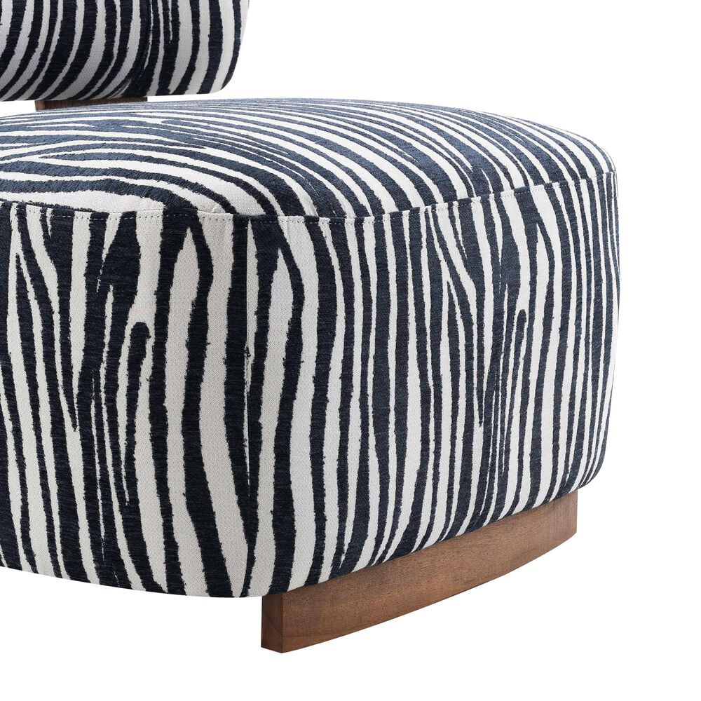 Furniture of America Orynt Accent Chair in Blue, , large