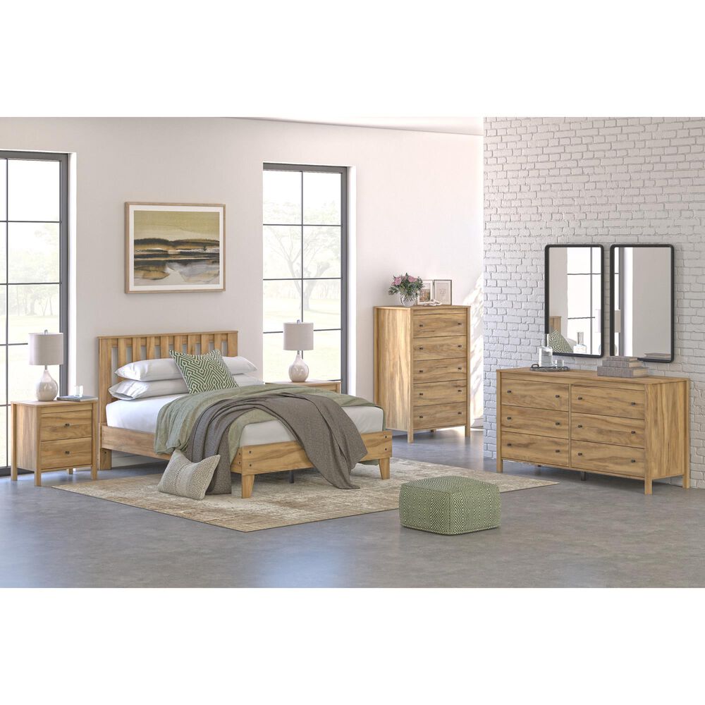 Ashley Bermacy 2-Drawer Nightstand in Light Brown, , large