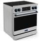 Thork Kitchen Gordon Ramsay 4.55 Cu. Ft. 30" Professional Electric Range with Navy Blue Handle Kit in Stainless Steel, , large