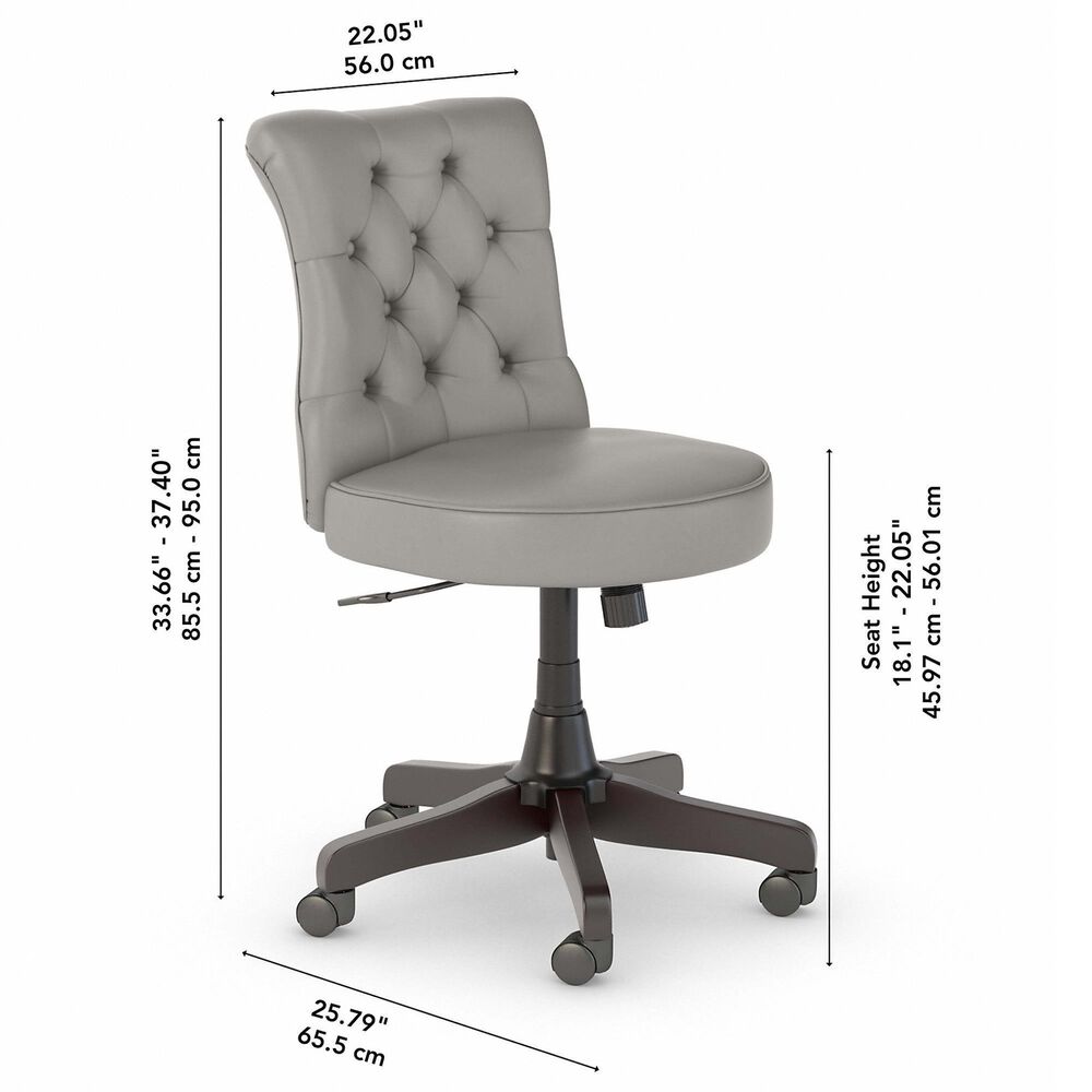 Bush Key West Office Chair in Light Gray, , large