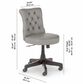 Bush Key West Office Chair in Light Gray, , large