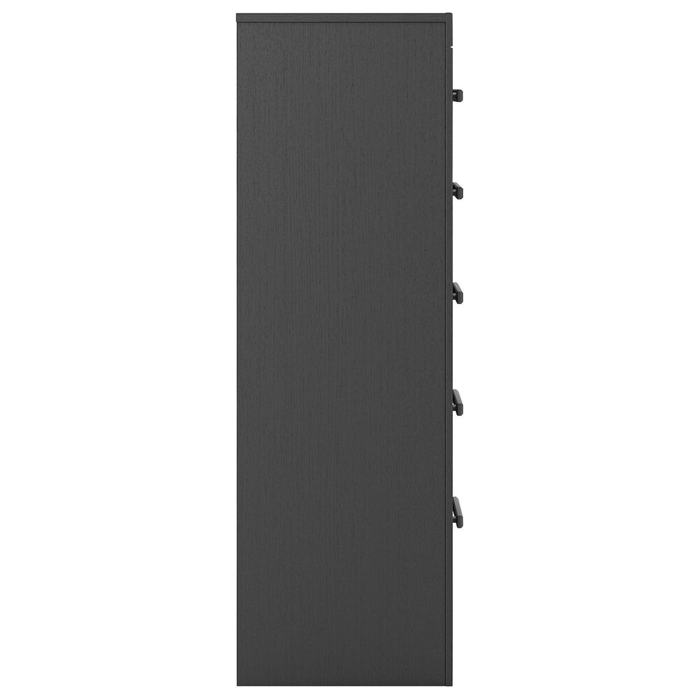 Ashley Broachmyn 5 Piece Queen LED Bookcase Bed Set in Black and Gray, , large