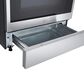 LG 2-Piece Kitchen Package with 6.3 Cu. Ft. Smart Slide-In Induction Range and 2.1 Cu. Ft. Smart Over-the-Range Microwave in Printproof Stainless Steel, , large