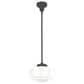 Hunter Saddle Creek 10" 1-Light Pendant with White Shade in Noble Bronze, , large