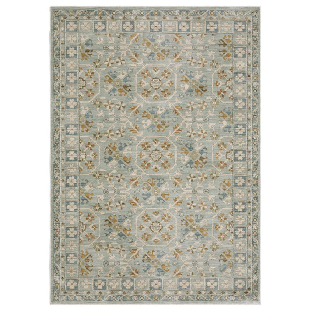 Oriental Weavers Maeve Blue and Grey 3"3" x 5" Area Rug, , large