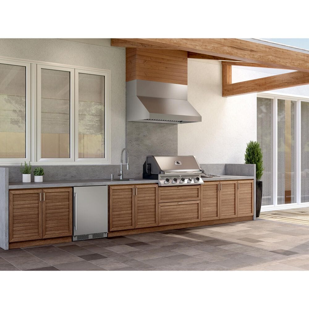 Zephyr Pro 42" Cypress Wall Mount Outdoor Range Hood in Stainless Steel, , large