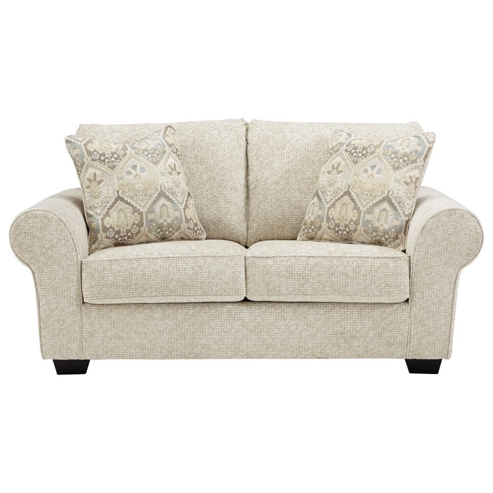 Signature Design by Ashley Haisley Stationary Loveseat in Ivory, , large