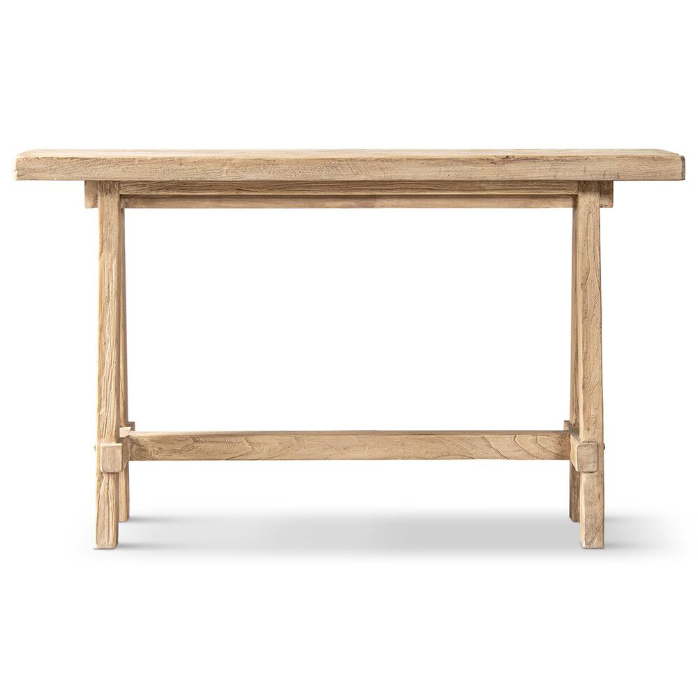 Jennifer Taylor Home Hawthorne 60" Console Table in Heritage Light Natural Brown, , large