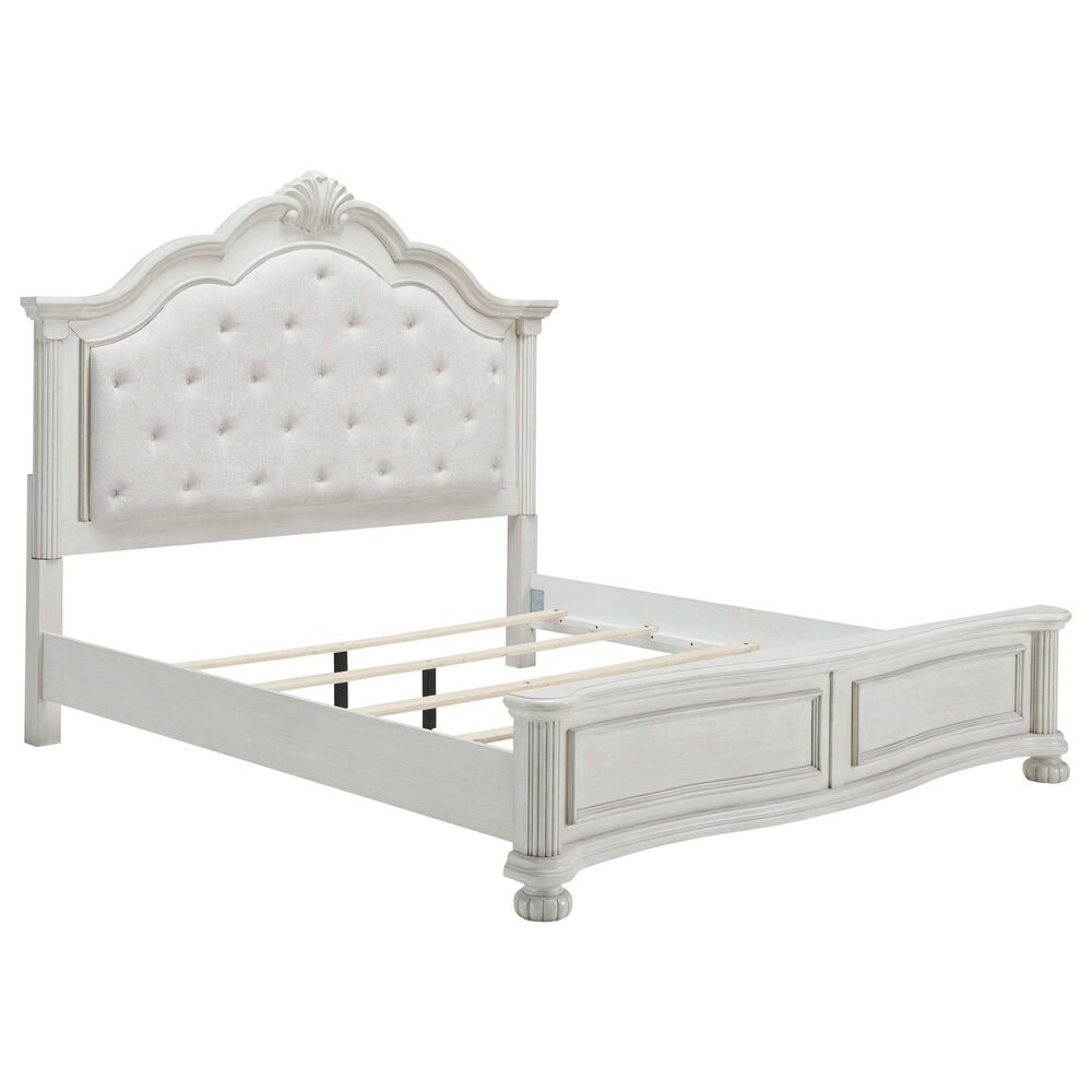 Ashley Montelaine 5-Piece Queen Panel Bedroom Set in Antique White, , large