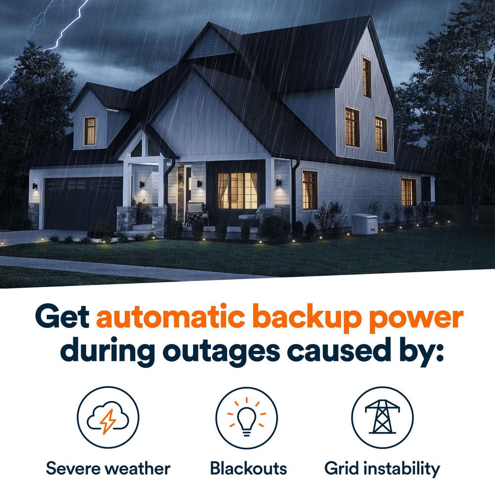 Generac 26kW Home Standby Generator with 200A SE Transfer Switch, , large