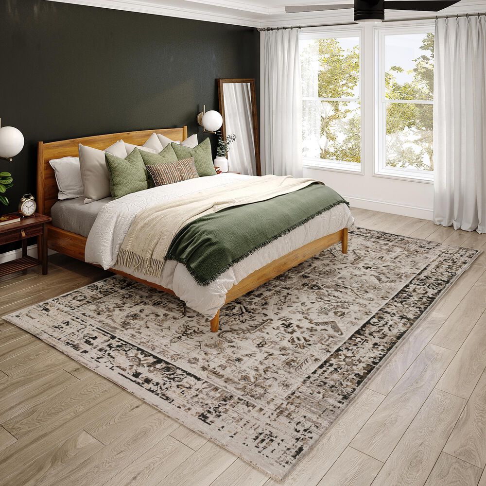 Dalyn Rug Company Antalya AY4 9&#39; x 13&#39;2&quot; Silver Area Rug, , large