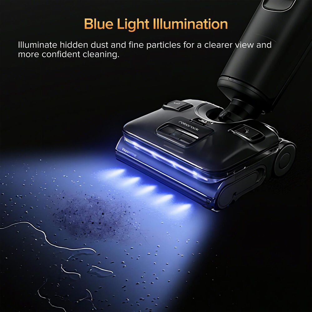 Roborock F25 Ultra Wet-Dry Upright Vacuum with Steam and Hot-Water Self-Cleaning in Black, , large